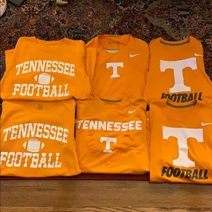 6 TENNESSEE FOOTBALL SHIRTS